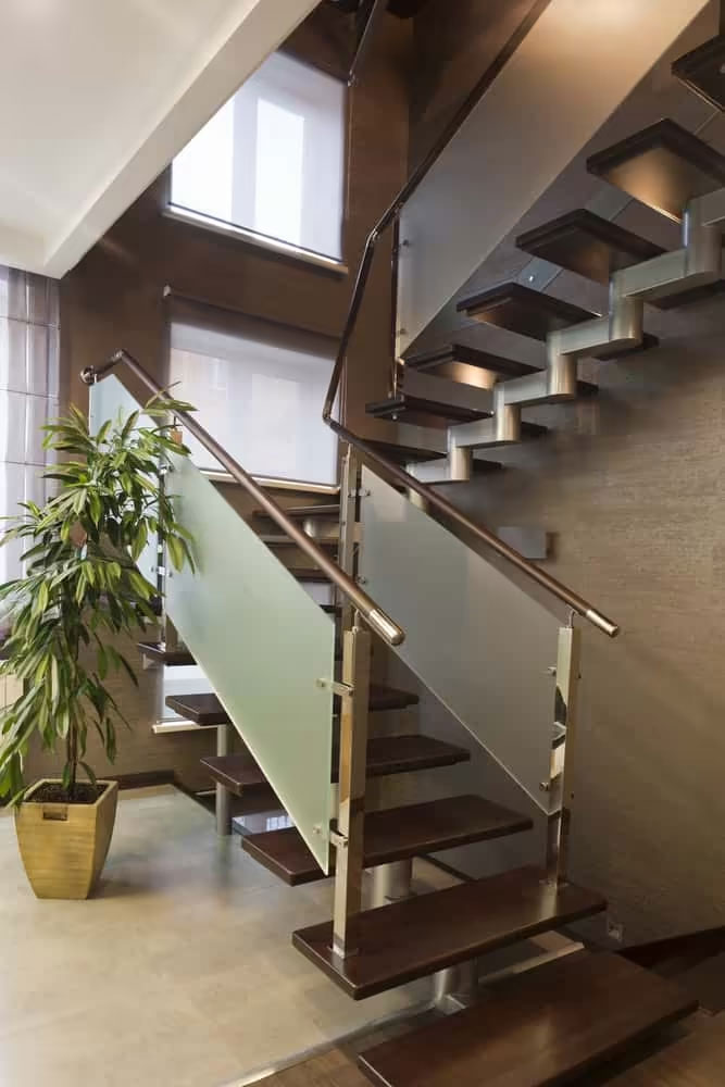 Teak Wood With Toughened Glass Works