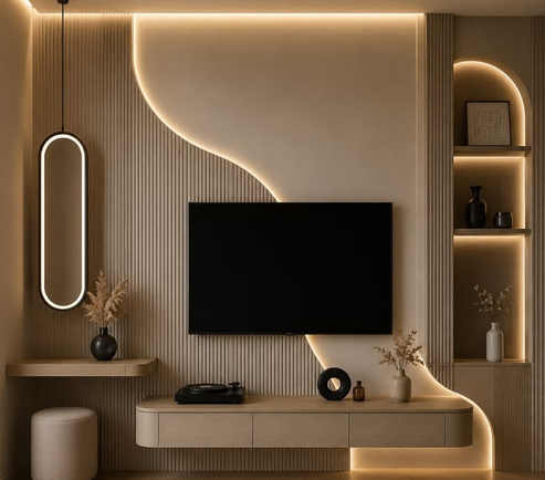 Modern False Ceiling Interior Works