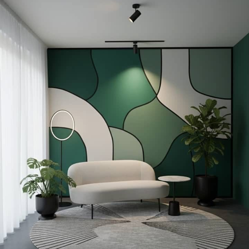 Modern Texture Painting Interior Works
